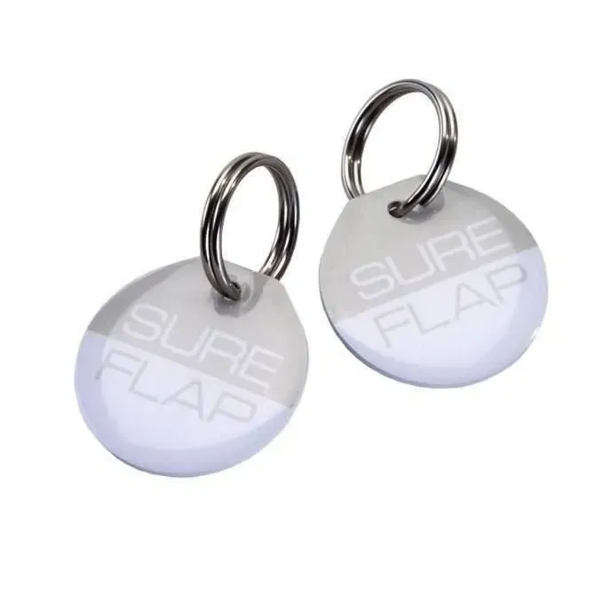 Sureflap Medallón de Identificación por Radiofrecuencia para Gato Inteligente, Paquete de 2 Sureflap Medallón de Identificación por Radiofrecuencia para Gato Inteligente, Paquete de 2