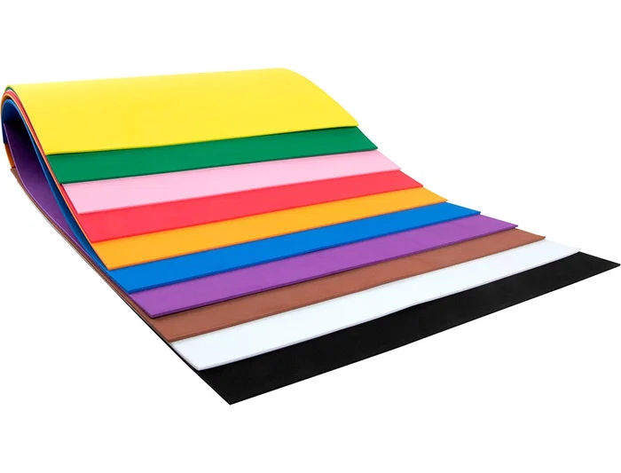 Liderpapel Bloc trabajos manuales goma eva 240x315mm 10 hojas colores surtidos Liderpapel Bloc trabajos manuales goma eva 240x315mm 10 hojas colores surtidos