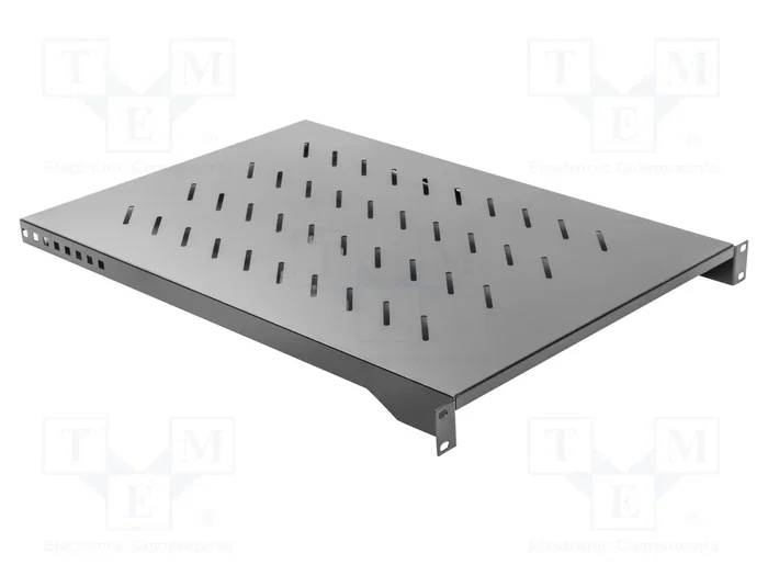 Lanberg AK-1010-B Bandeja de Rack 19'' 1U Negra