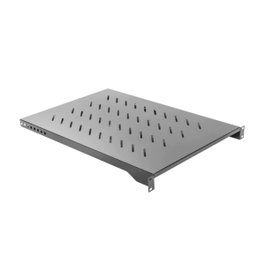 Lanberg AK-1010-B Cajón metálico para rack 1U Negro