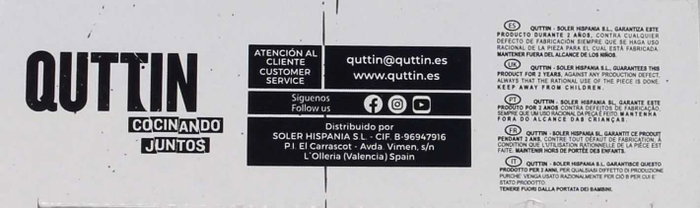 Quttin Jamonero Madera Gondola, Pack de 4 unidades