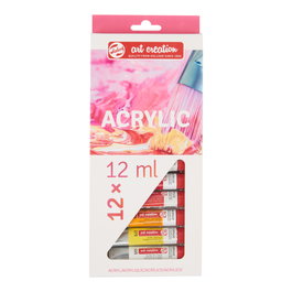 Talens Art Creation Set de Pintura Acrílica 12 Tubos de 12 ml Colores Surtidos