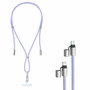 Intenso Cable USB-C a USB-C Lanyard 1,65 m Lila 7991003