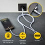 Intenso Cable USB-C a USB-C Lanyard 1,65 m Lila 7991003