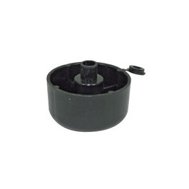 HERRAJES ALK Pie Nivelante Regulable Ø50 H27 M10X10 Negro