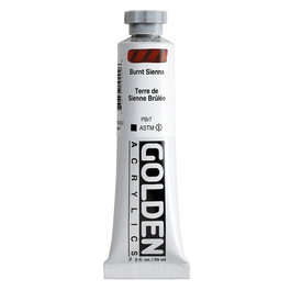 Golden Heavy Body Acrílico Tierra de Siena Tostada 59 ml