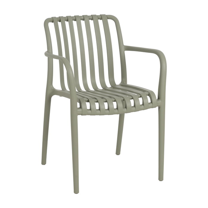 Silla Apilable Verde Polipropileno 56 X 57 X 81 cm (Set de 2)
