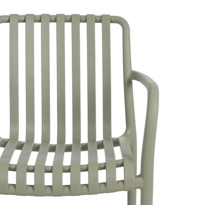 Silla Apilable Verde Polipropileno 56 X 57 X 81 cm (Set de 2)