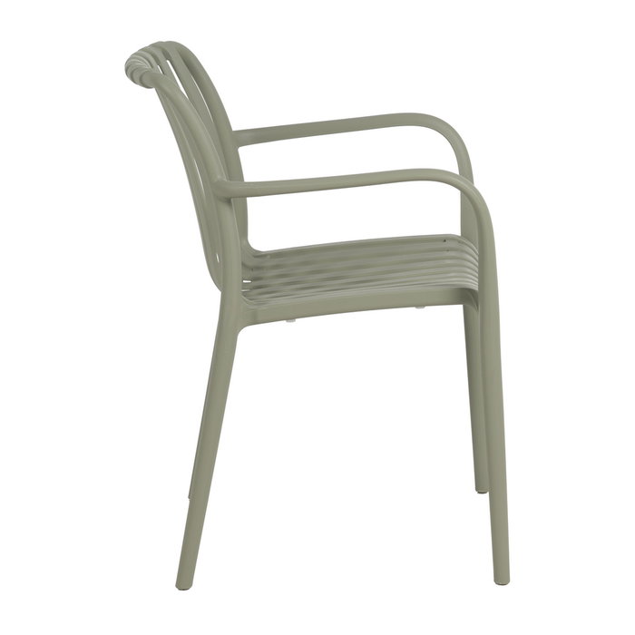 Silla Apilable Verde Polipropileno 56 X 57 X 81 cm (Set de 2)