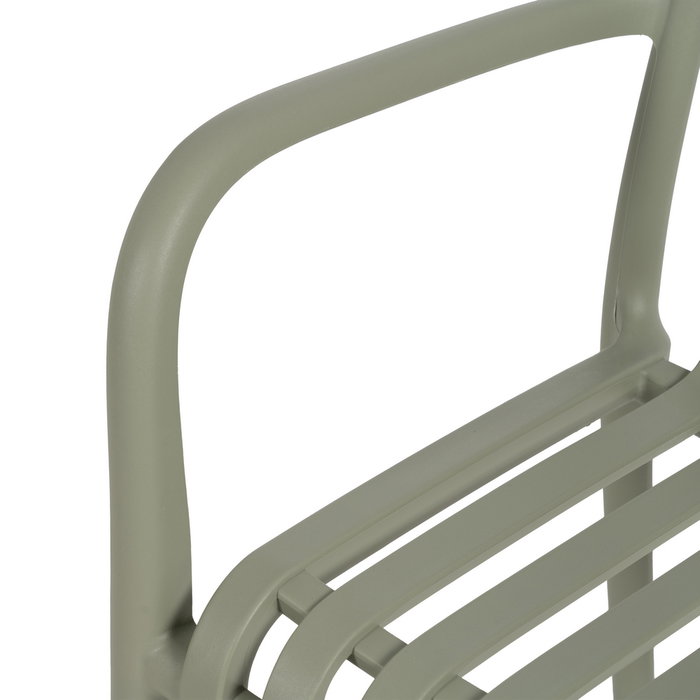 Silla Apilable Verde Polipropileno 56 X 57 X 81 cm (Set de 2)