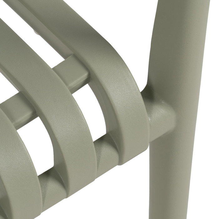 Silla Apilable Verde Polipropileno 56 X 57 X 81 cm (Set de 2)