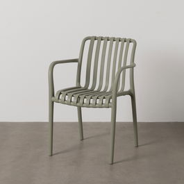 Silla Apilable Verde Polipropileno 56 X 57 X 81 cm (Set de 2)