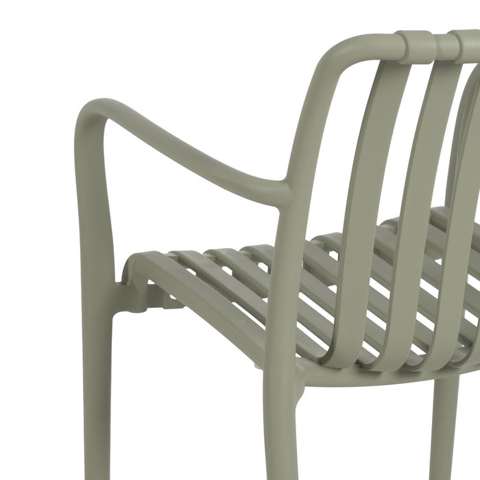 Silla Apilable Verde Polipropileno 56 X 57 X 81 cm (Set de 2)