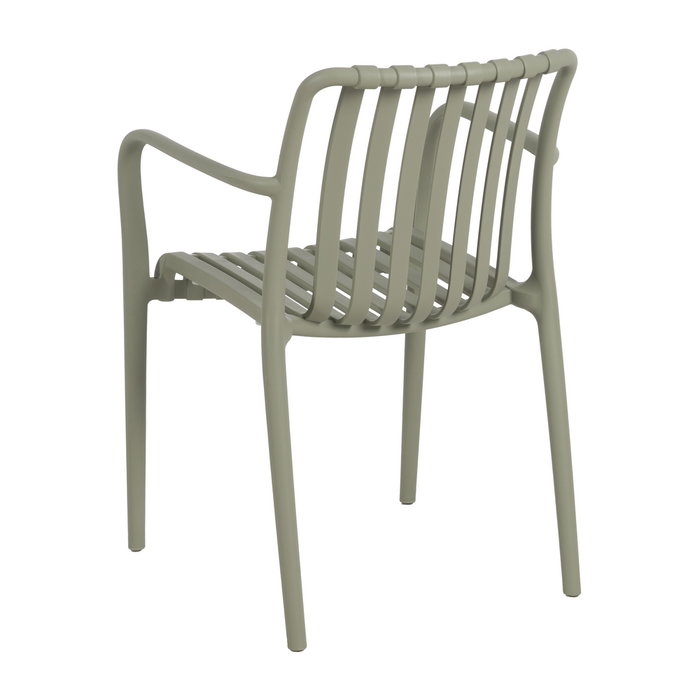 Silla Apilable Verde Polipropileno 56 X 57 X 81 cm (Set de 2)