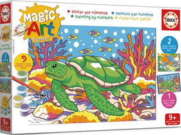 EDUCA BORRAS Magic Art Number Art +9 Animales Marinos