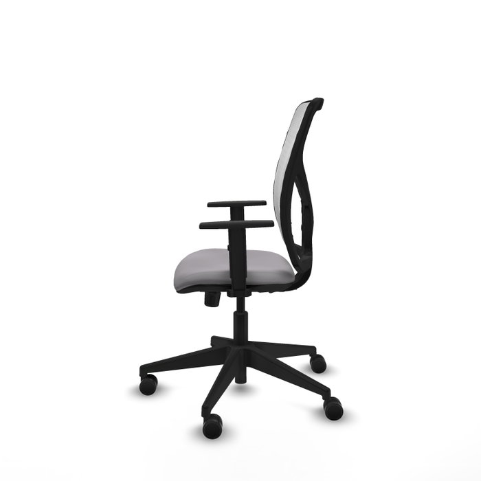 PIQUERAS Y CRESPO Silla de oficina Motilla Gris y Blanco PIQUERAS Y CRESPO Silla de oficina Motilla Gris y Blanco