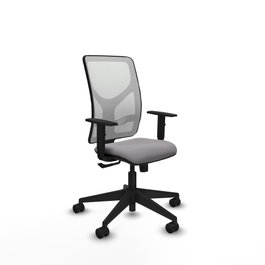PIQUERAS Y CRESPO Silla de oficina Motilla Gris y Blanco