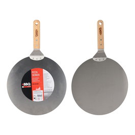 Bbq Collection Servidor de Pizza Acero Inox. y Madera, Ø30,5 cm