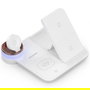 Aisens ASCH-15W4WC061-W Cargador Inalámbrico 4 en 1 15W para Móvil, Apple Watch y Auriculares Blanco