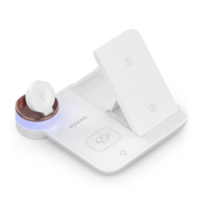 AISENS Cargador Inalámbrico 4 en 1 15W Blanco ASCH-15W4WC061-W AISENS Cargador Inalámbrico 4 en 1 15W Blanco ASCH-15W4WC061-W