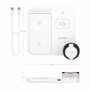 AISENS Cargador Inalámbrico 4 en 1 15W Blanco ASCH-15W4WC061-W