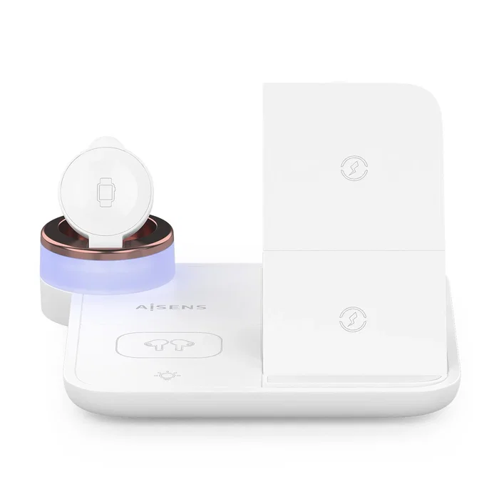 Aisens Cargador Inalámbrico 4 en 1 15W Blanco ASCH-15W4WC061-W