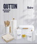 Quttin Soporte Rollo Cocina Retro 15 x 34 cm (12 Unidades)