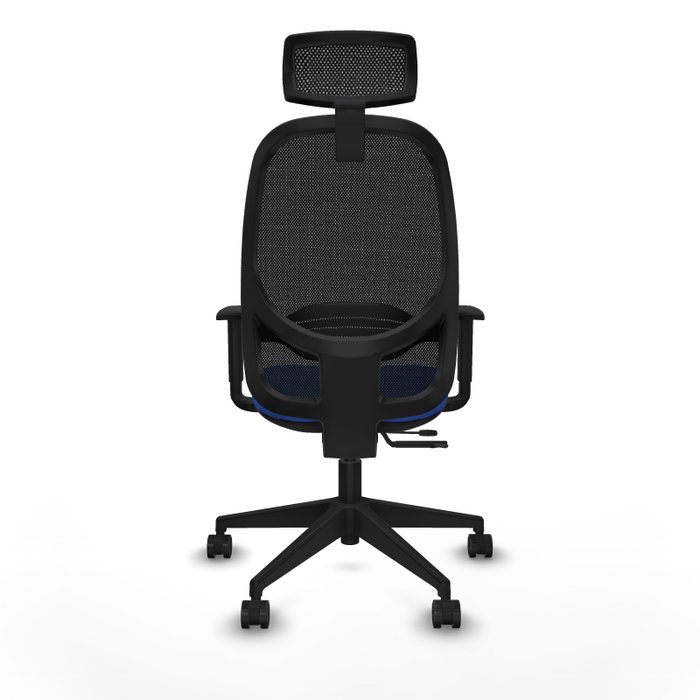PIQUERAS Y CRESPO Silla de oficina Cilanco con mecanismo Sincro/Traslack Azul y Negro
