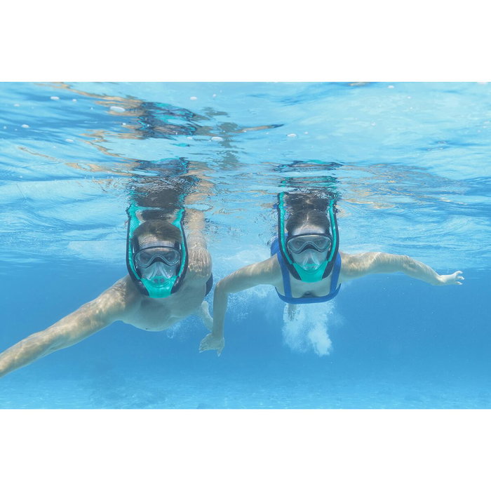 Bestway Snorkel Doble Tubo con Válvula de Purga y Antivaho L/XL