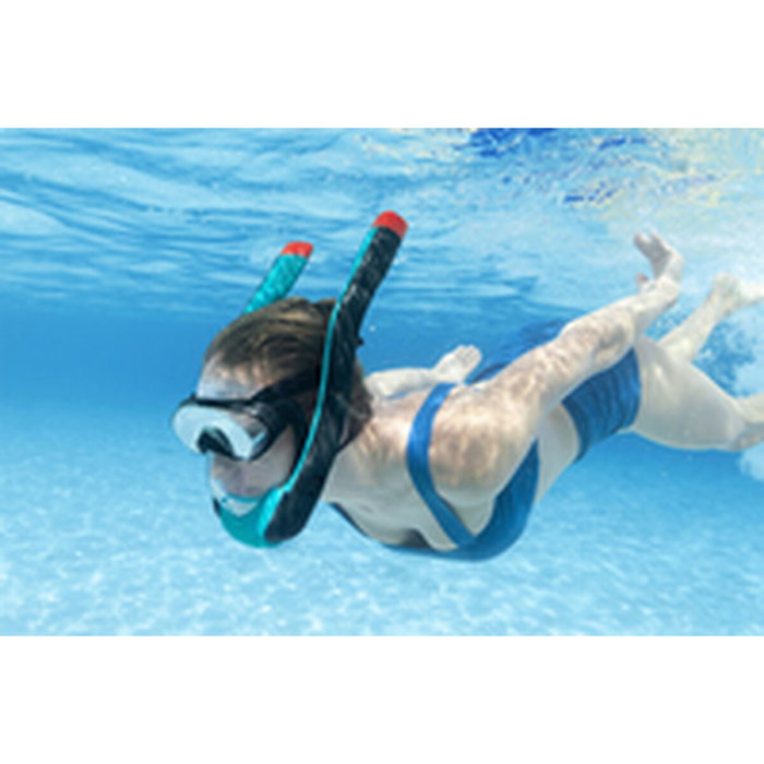 Bestway Snorkel Doble Tubo con Válvula de Purga y Antivaho L/XL