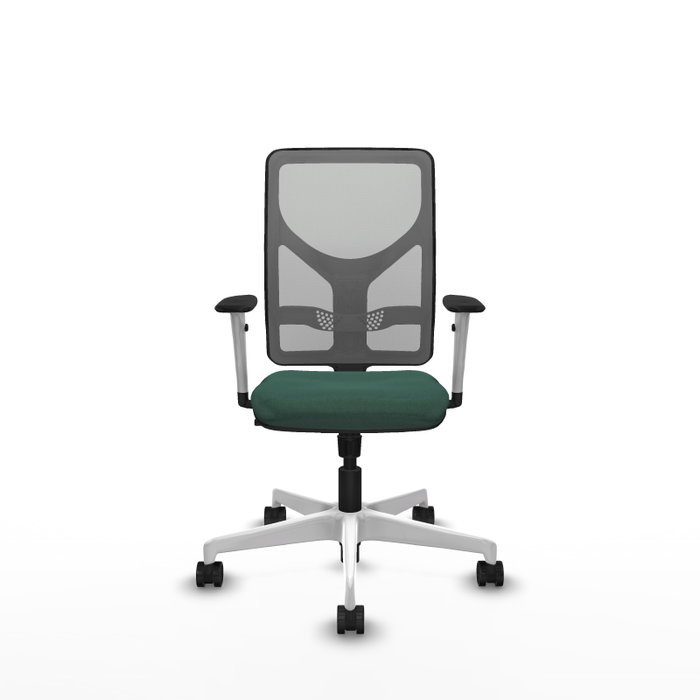 PIQUERAS Y CRESPO Silla de oficina Motilla con mecanismo Sincro, Verde botella y Gris PIQUERAS Y CRESPO Silla de oficina Motilla con mecanismo Sincro, Verde botella y Gris