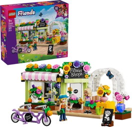 LEGO Friends Floristería Creativa 42693 Set de Construcción con 377 Piezas para Niñas y Niños de 7 Años o Más