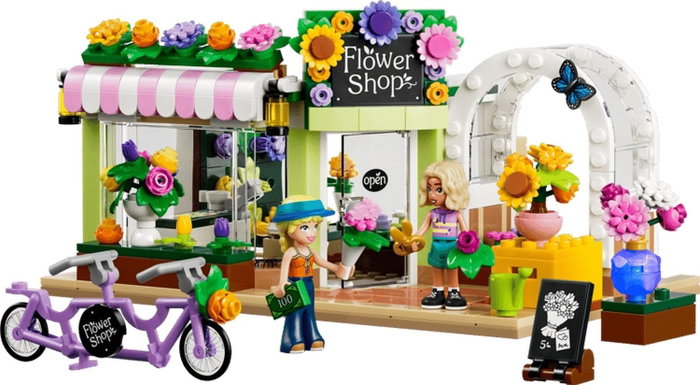 LEGO Friends Floristería Creativa 42693 Set de Construcción con 377 Piezas para Niñas y Niños de 7 Años o Más