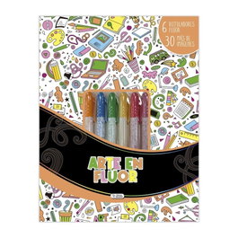 Items para colorear - Arte en flúor, SALDAÑA