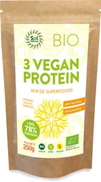 SOLNATURAL 3 VEGAN PROTEIN 250 G BIO
