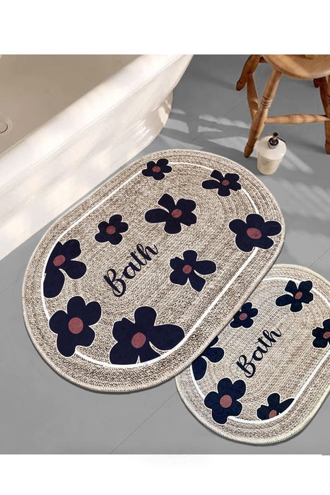 Mijölnir Juego de Alfombrillas de Baño Beige 60 x 100 cm y 50 x 60 cm | Absorbente y Antideslizante Mijölnir Juego de Alfombrillas de Baño Beige 60 x 100 cm y 50 x 60 cm | Absorbente y Antideslizante