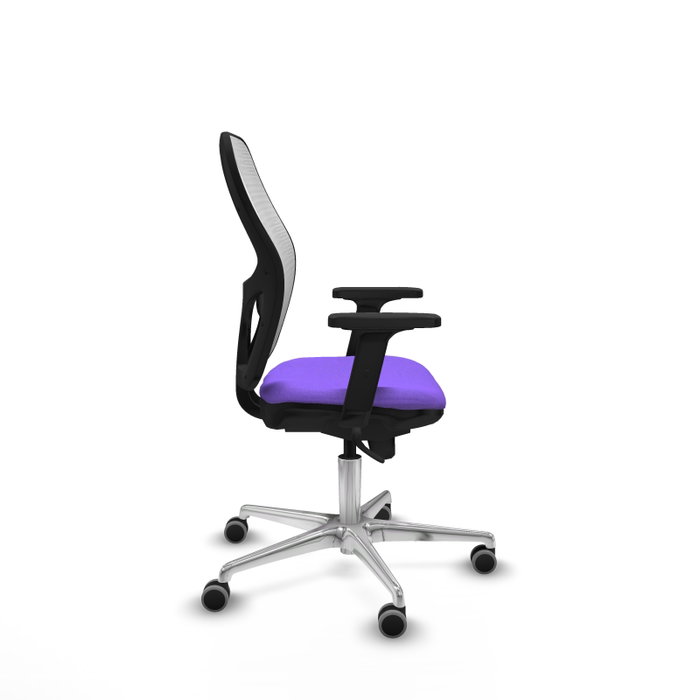 PIQUERAS Y CRESPO Silla de oficina Jorquera Lila y Blanco