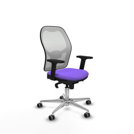 PIQUERAS Y CRESPO Silla de oficina Jorquera Lila y Blanco