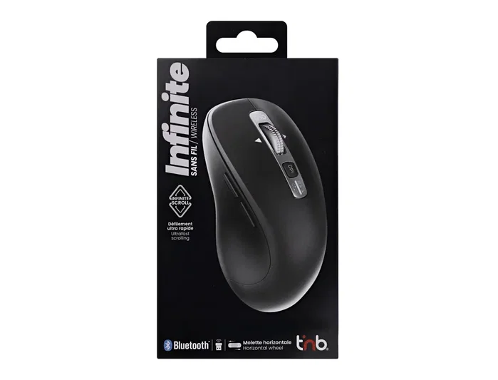 TNB Infinite Ratón Inalámbrico Bluetooth 3200 DPI Negro