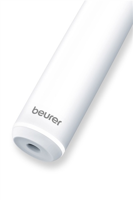 Beurer TB-30 Cepillo Dental Eléctrico Blanco, 2 Programas Limpieza y Encías Sensibles, Tecnología Oscilante y Pulsátil, Temporizador 2 Minutos