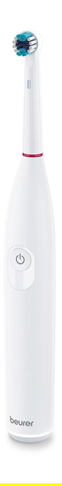Beurer TB-30 Cepillo Dental Eléctrico Blanco, 2 Programas Limpieza y Encías Sensibles, Tecnología Oscilante y Pulsátil, Temporizador 2 Minutos