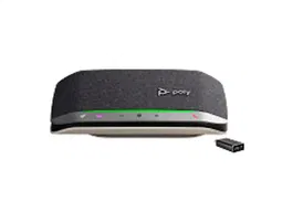 HP Poly Sync 20+ USB-C Altavoz Portátil con Bluetooth, 20h Autonomía, Micrófonos, Zoom, Google Meet, IP64