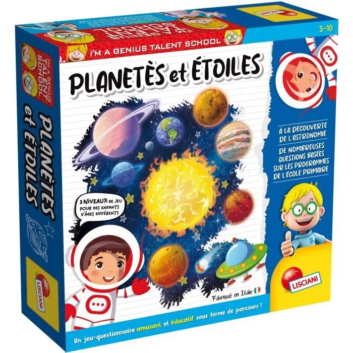 Liscianigiochi Juegos de astronomía FR89284 - Kit Educativo para Niños