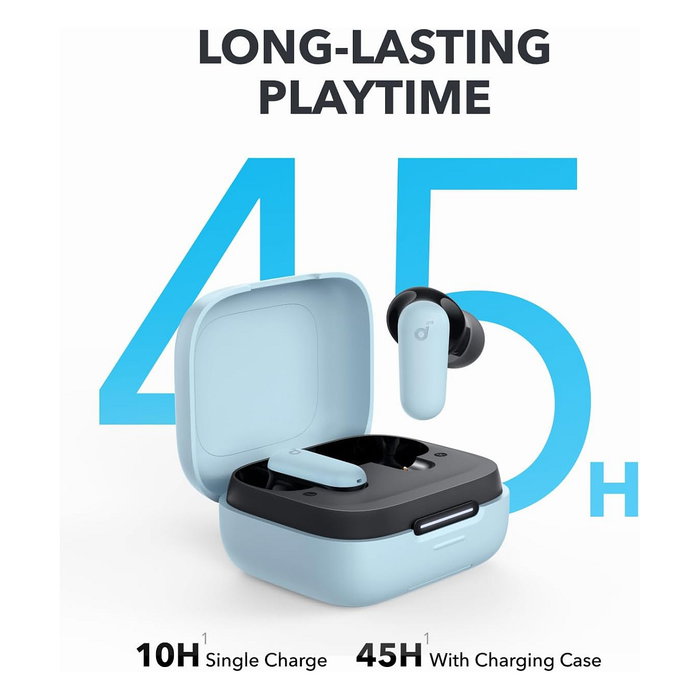 Anker Soundcore P30i v2 Auriculares Inalámbricos con Cancelación de Ruido Activa, Bluetooth 5.4, Azul Claro, IP54 Anker Soundcore P30i v2 Auriculares Inalámbricos con Cancelación de Ruido Activa, Bluetooth 5.4, Azul Claro, IP54