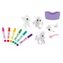 Crayola Washimals Set de 4 Animalitos Fantásticos 25-7191 - Incluye Dragón, Narval, Unicornio y Yeti, Juguete Lavable para Dibujar y Bañar, +3 años