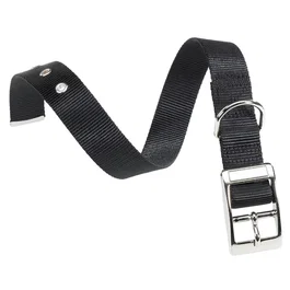 Ferplast Collar Nylon Club Cf20 43 Negro para Perros Ajustable 35-43 cm Ancho 20 mm