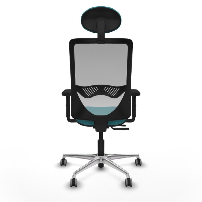 PIQUERAS Y CRESPO Silla de oficina Zulema con mecanismo Sincro/Traslack, Turquesa y Gris PIQUERAS Y CRESPO Silla de oficina Zulema con mecanismo Sincro/Traslack, Turquesa y Gris