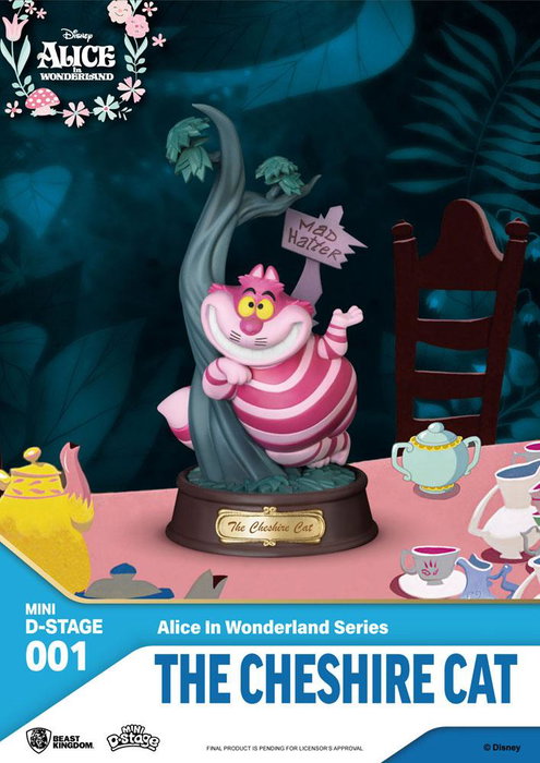 Beast Kingdom Toys Alicia en el País de las Maravillas Pack de 6 Estatuas Mini Diorama Stage 10 cm