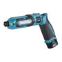 Makita TD022DSE Atornillador de impacto articulado 7,2V (Azul/Negro, 2x Baterías Li-Ion 1,5Ah)