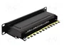 DeLOCK Patch Panel 10″ Cat.6A de 8 puertos 1U